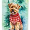 Edge Collections - Multicolor - Christmas Snow Scene Outdoor Porch Banner Flag - 1 Piece